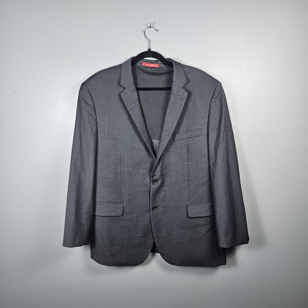 Kenneth Cole Dark Gray‎ Awearness Extreme Slim Fit Sport Coat 46R Blazer Coat